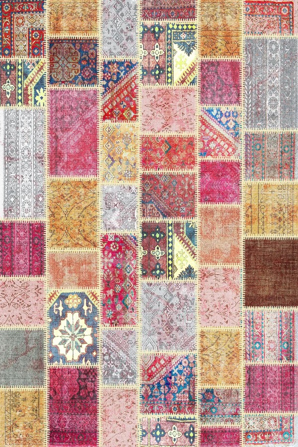 Alvam Patchwork Şönil Doğal Pamuk Tabanlı Kaymaz Antibakteriyel Yıkanabilir Çevre Dostu Salon Halısı Alvam Patchwork Şönil Doğal Pamuk Tabanlı Kaymaz Antibakteriyel Yıkanabilir Çevre Dostu Salon Halısı