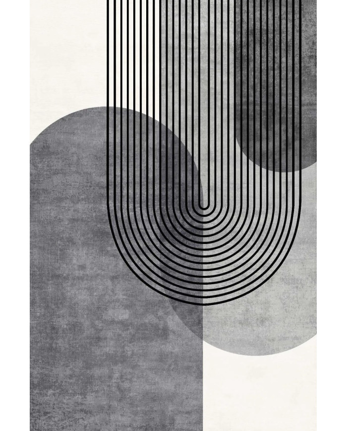 Alpesa Modern Şönil Pamuk Tabanlı Yıkanabilen Kaymaz Antibakteriyel Salon Halısı