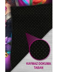 Locke Modern Şönil Gaming Oyuncu Odası Halısı  Dijital Baskılı Kaymaz Taban Yıkanabilir Gaming Halısı