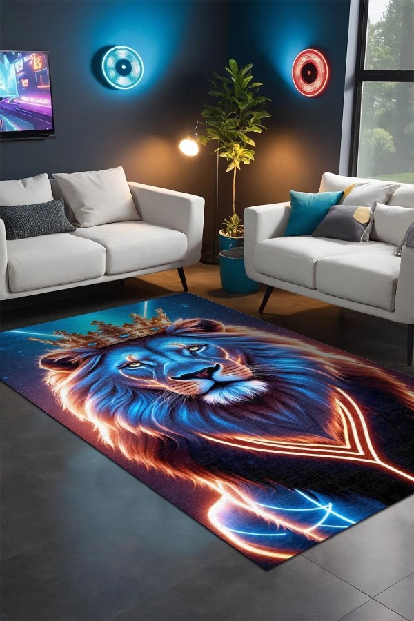 Spart Modern Şönil Gaming Oyuncu Odası Halısı  Dijital Baskılı Kaymaz Taban Yıkanabilir Gaming Halısı Spart Modern Şönil Gaming Oyuncu Odası Halısı  Dijital Baskılı Kaymaz Taban Yıkanabilir Gaming Halısı