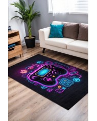 Couns Modern Şönil Gaming Oyuncu Odası Halısı  Dijital Baskılı Kaymaz Taban Yıkanabilir Gaming Halısı