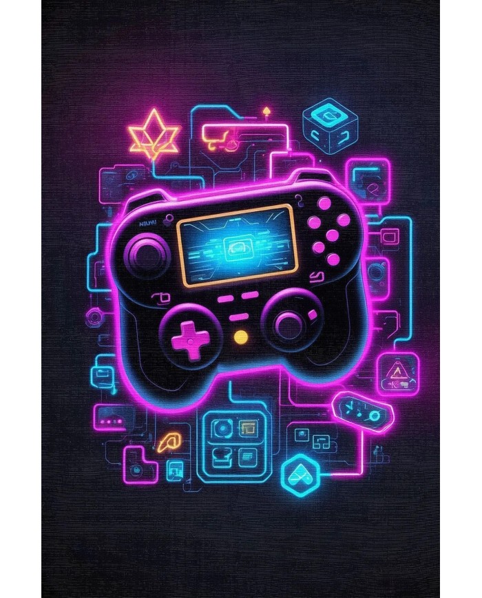 Couns Modern Şönil Gaming Oyuncu Odası Halısı  Dijital Baskılı Kaymaz Taban Yıkanabilir Gaming Halısı