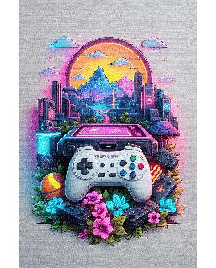 Gamser Modern Şönil Gaming Oyuncu Odası Halısı  Dijital Baskılı Kaymaz Taban Yıkanabilir Gaming Halısı