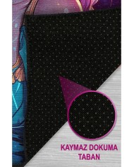 Serenam Modern Şönil Gaming Oyuncu Odası Halısı  Dijital Baskılı Kaymaz Taban Yıkanabilir Gaming Halısı