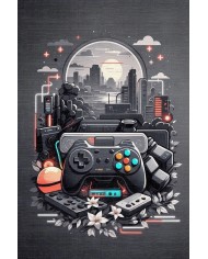 Blank Modern Şönil Gaming Oyuncu Odası Halısı  Dijital Baskılı Kaymaz Taban Yıkanabilir Gaming Halısı