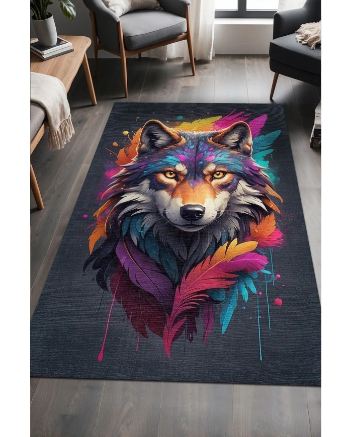 Sentine Modern Şönil Gaming Oyuncu Odası Halısı  Dijital Baskılı Kaymaz Taban Yıkanabilir Gaming Halısı