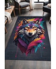 Sentine Modern Şönil Gaming Oyuncu Odası Halısı  Dijital Baskılı Kaymaz Taban Yıkanabilir Gaming Halısı