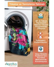 Cromse Modern Şönil Gaming Oyuncu Odası Halısı  Dijital Baskılı Kaymaz Taban Yıkanabilir Gaming Halısı