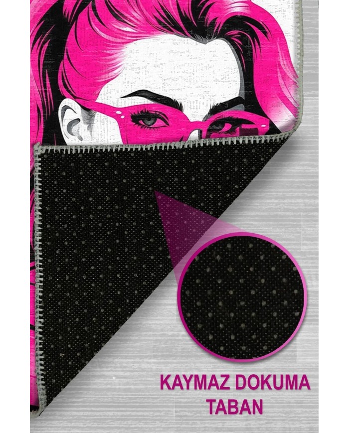 Benesa Modern Şönil Gaming Oyuncu Odası Halısı  Dijital Baskılı Kaymaz Taban Yıkanabilir Asimetrik Gaming Halısı