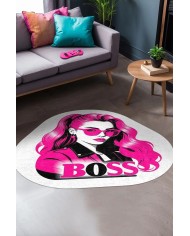 Benesa Modern Şönil Gaming Oyuncu Odası Halısı  Dijital Baskılı Kaymaz Taban Yıkanabilir Asimetrik Gaming Halısı