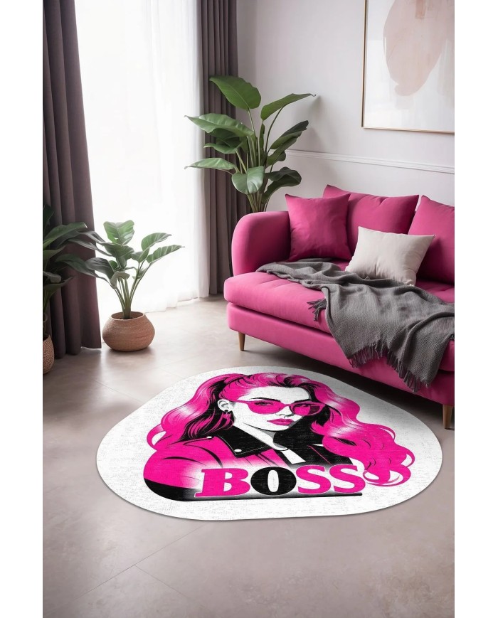 Benesa Modern Şönil Gaming Oyuncu Odası Halısı  Dijital Baskılı Kaymaz Taban Yıkanabilir Asimetrik Gaming Halısı