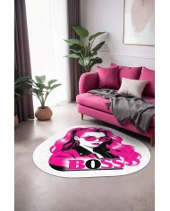 Benesa Modern Şönil Gaming Oyuncu Odası Halısı  Dijital Baskılı Kaymaz Taban Yıkanabilir Asimetrik Gaming Halısı