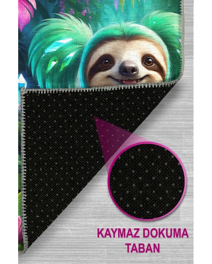 Croxy Modern Şönil Gaming Oyuncu Odası Halısı  Dijital Baskılı Kaymaz Taban Yıkanabilir Asimetrik Gaming Halısı