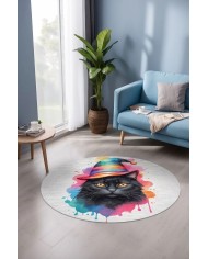 Cother Modern Şönil Gaming Oyuncu Odası Halısı  Dijital Baskılı Kaymaz Taban Yıkanabilir Gaming Halısı