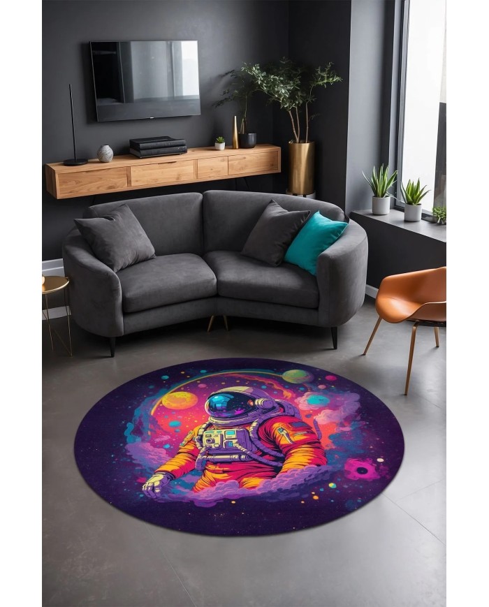 Plane Modern Şönil Gaming Oyuncu Odası Halısı  Dijital Baskılı Kaymaz Taban Yıkanabilir Gaming Halısı