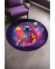 Plane Modern Şönil Gaming Oyuncu Odası Halısı  Dijital Baskılı Kaymaz Taban Yıkanabilir Gaming Halısı