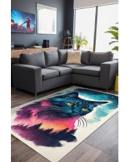 Catmes Modern Şönil Gaming Oyuncu Odası Halısı  Dijital Baskılı Kaymaz Taban Yıkanabilir Gaming Halısı