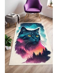 Catmes Modern Şönil Gaming Oyuncu Odası Halısı  Dijital Baskılı Kaymaz Taban Yıkanabilir Gaming Halısı