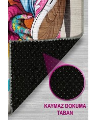 Celdus Modern Şönil Gaming Oyuncu Odası Halısı  Dijital Baskılı Kaymaz Taban Yıkanabilir Gaming Halısı