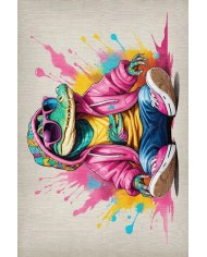 Celdus Modern Şönil Gaming Oyuncu Odası Halısı  Dijital Baskılı Kaymaz Taban Yıkanabilir Gaming Halısı