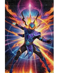 Magic Modern Şönil Gaming Oyuncu Odası Halısı  Dijital Baskılı Kaymaz Taban Yıkanabilir Gaming Halısı