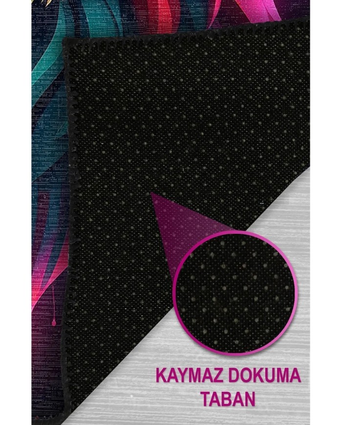 Lion Modern Şönil Gaming Oyuncu Odası Halısı  Dijital Baskılı Kaymaz Taban Yıkanabilir Gaming Halısı