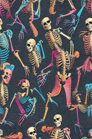 Bones Modern Şönil Gamer Halısı Pamuk Tabanlı Yıkanabilen Kaymaz Genç Odası Oyuncu Gaming Halısı - Aydahome