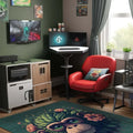 Monkey Modern Şönil Gamer Halısı Pamuk Tabanlı Yıkanabilen Kaymaz Genç Odası Oyuncu Gaming Halısı - Aydahome