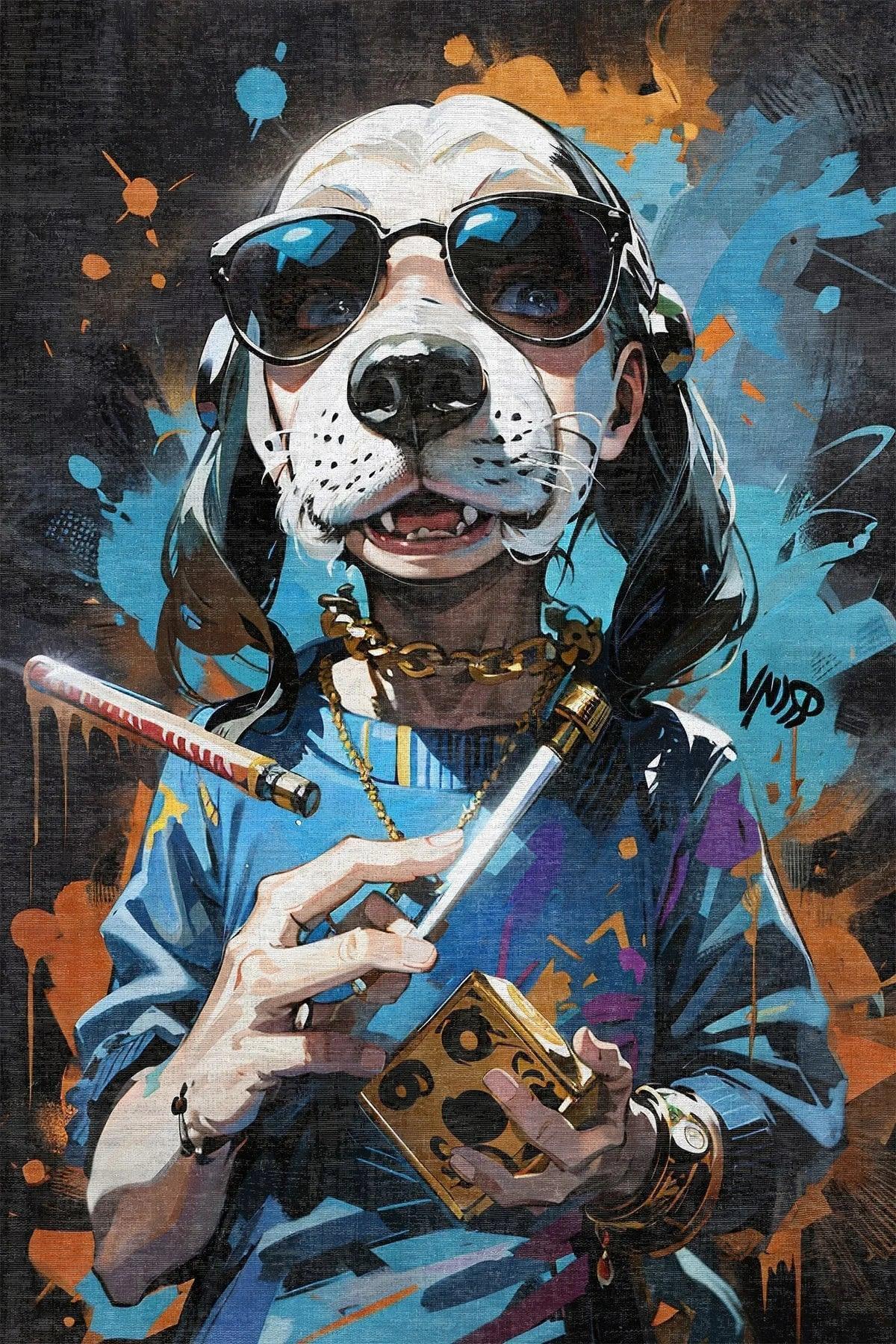 Snoop Modern Şönil Gamer Halısı Pamuk Tabanlı Yıkanabilen Kaymaz Genç Odası Oyuncu Gaming Halısı - Aydahome