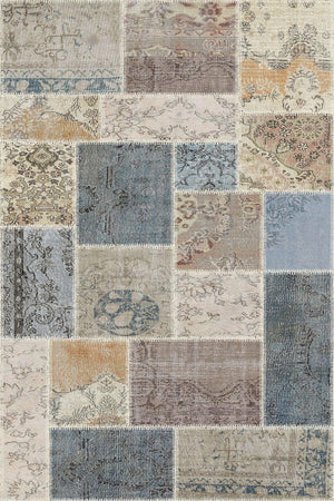 Siense Patchwork Kadife Yıkanabilir Kaymaz Pamuk Tabanlı Antibakteriyel Salon Halısı - Aydahome
