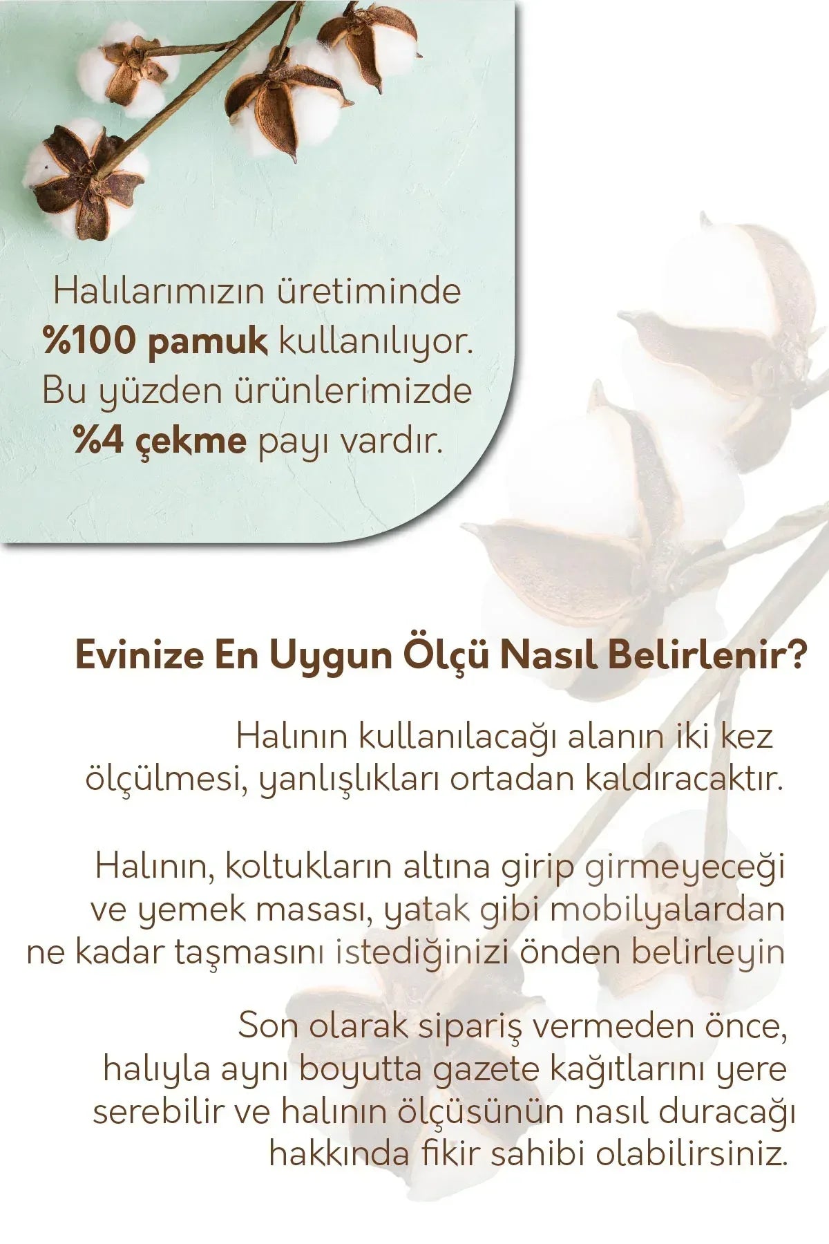 Felenta Vintage Desenli Pamuk Tabanlı Yıkanabilen Kaydırmaz Antibakteriyel Şönil Salon Halısı - Aydahome
