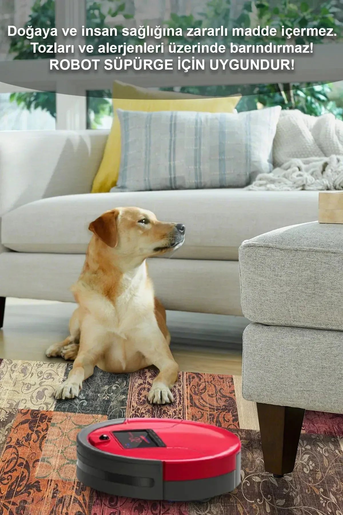 Banaf Patchwork Kadife Modern Pamuk Tabanlı Yıkanabilen Kaydırmaz Antibakteriyel Salon Halısı - Aydahome
