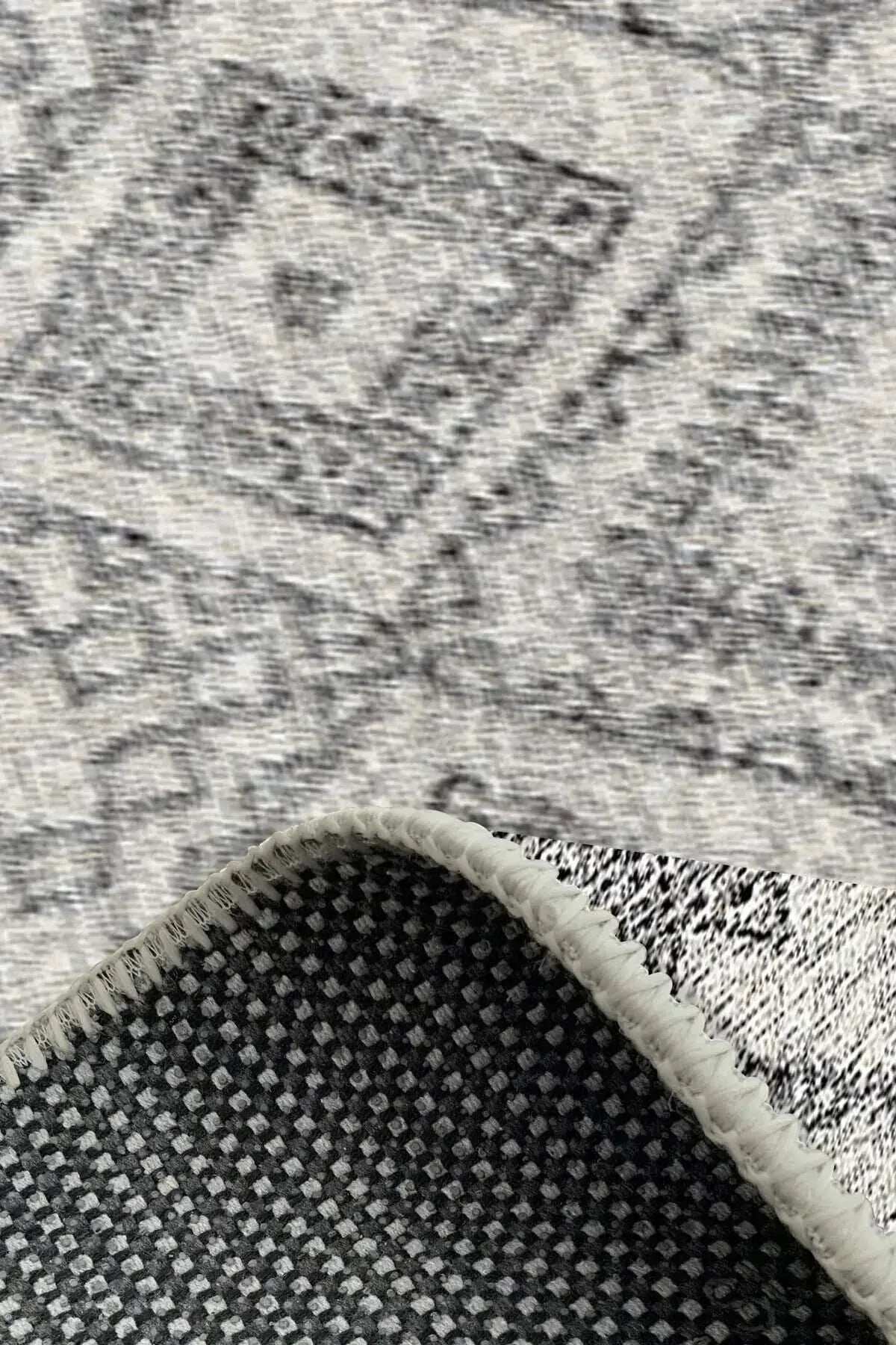 Blackshade Modern Kadife Pamuk Taban Kaymaz Yıkanabilen Antibakteriyel Salon Halısı Mutfak Kilim - Aydahome
