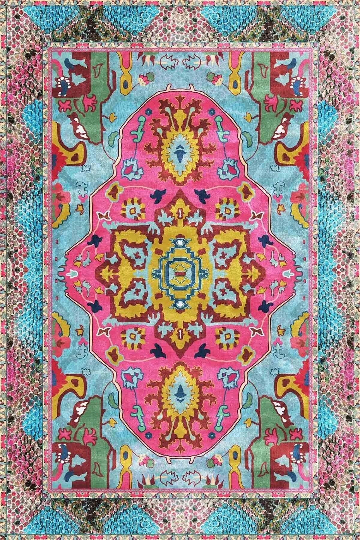 Podmir Şönil Doğal Pamuk Tabanlı Salon Halısı Kaymaz Antibakteriyel Yıkanabilir Çevre Dostu - Aydahome