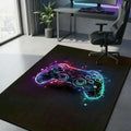 Funspot Modern Şönil Gamer Halısı Pamuk Tabanlı Yıkanabilen Kaymaz Genç Odası Oyuncu Gaming Halısı - Aydahome