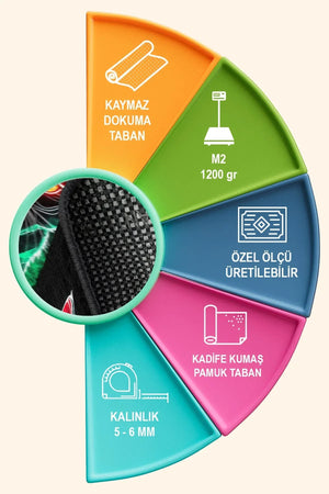 Zonar Modern Kadife Oyuncu Odası Halısı Kadife Kaymaz Pamuk Tabanlı Yıkanabilir Antibakteriyel Gamer - Aydahome