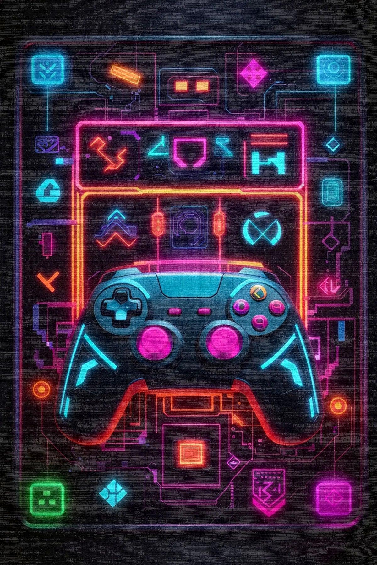 Nolane Modern Kadife Oyuncu Odası Halısı Kadife Kaymaz Pamuk Tabanlı Yıkanabilir Antibakteriyel Gamer - Aydahome