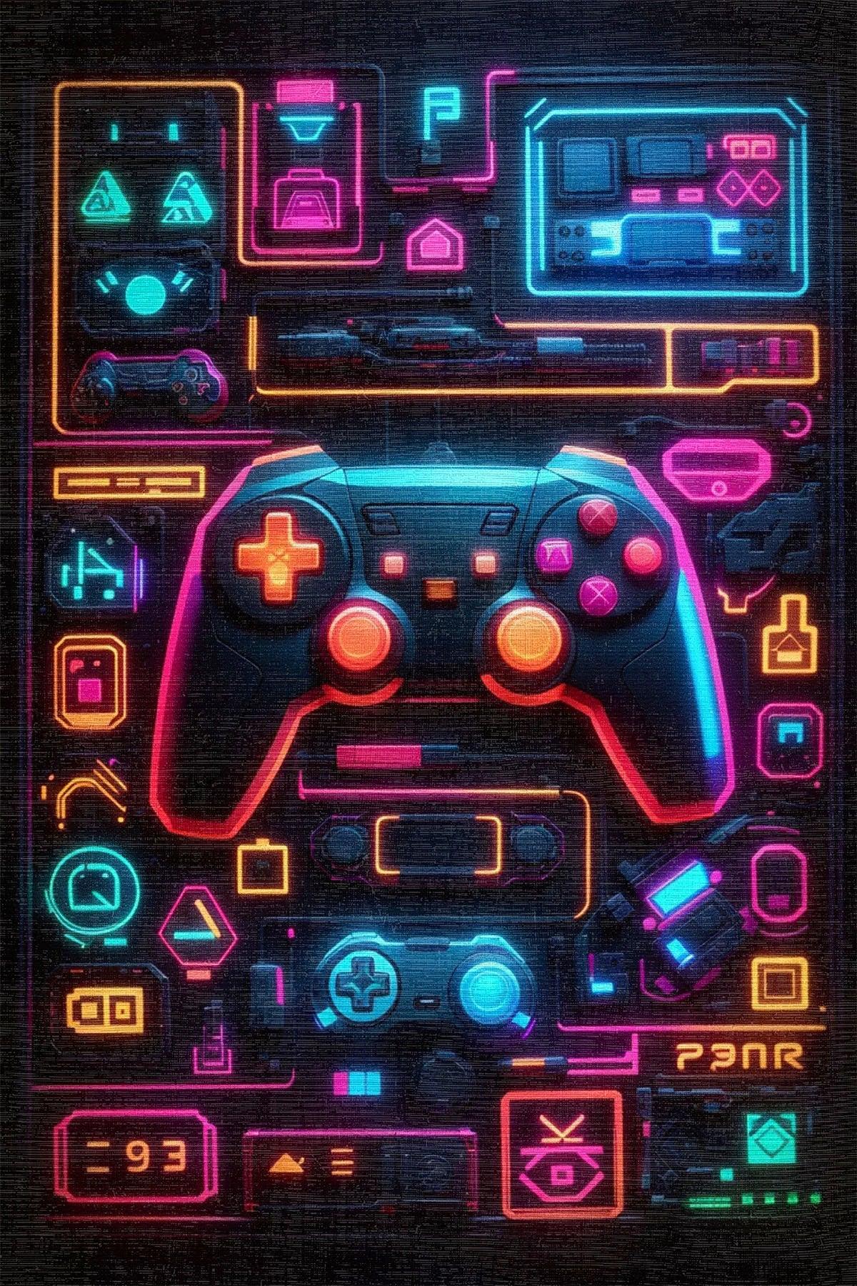 Penra Modern Kadife Oyuncu Odası Halısı Kadife Kaymaz Pamuk Tabanlı Yıkanabilir Antibakteriyel Gamer - Aydahome