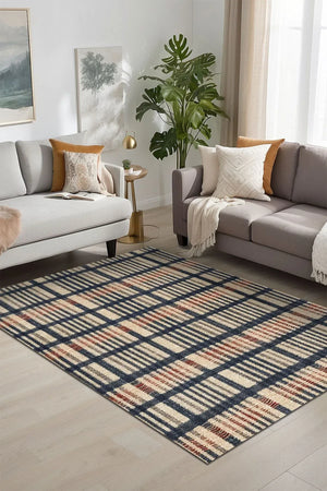 Camen Modern Kadife Yıkanabilir Kaymaz Pamuk Tabanlı Antibakteriyel Salon Halısı - Aydahome