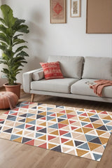 Beyore Modern Şönil Modern Doğal Pamuk Tabanlı Salon Halısı Kaymaz Antibakteriyel Yıkanabilir Çevre Dostu - Aydahome