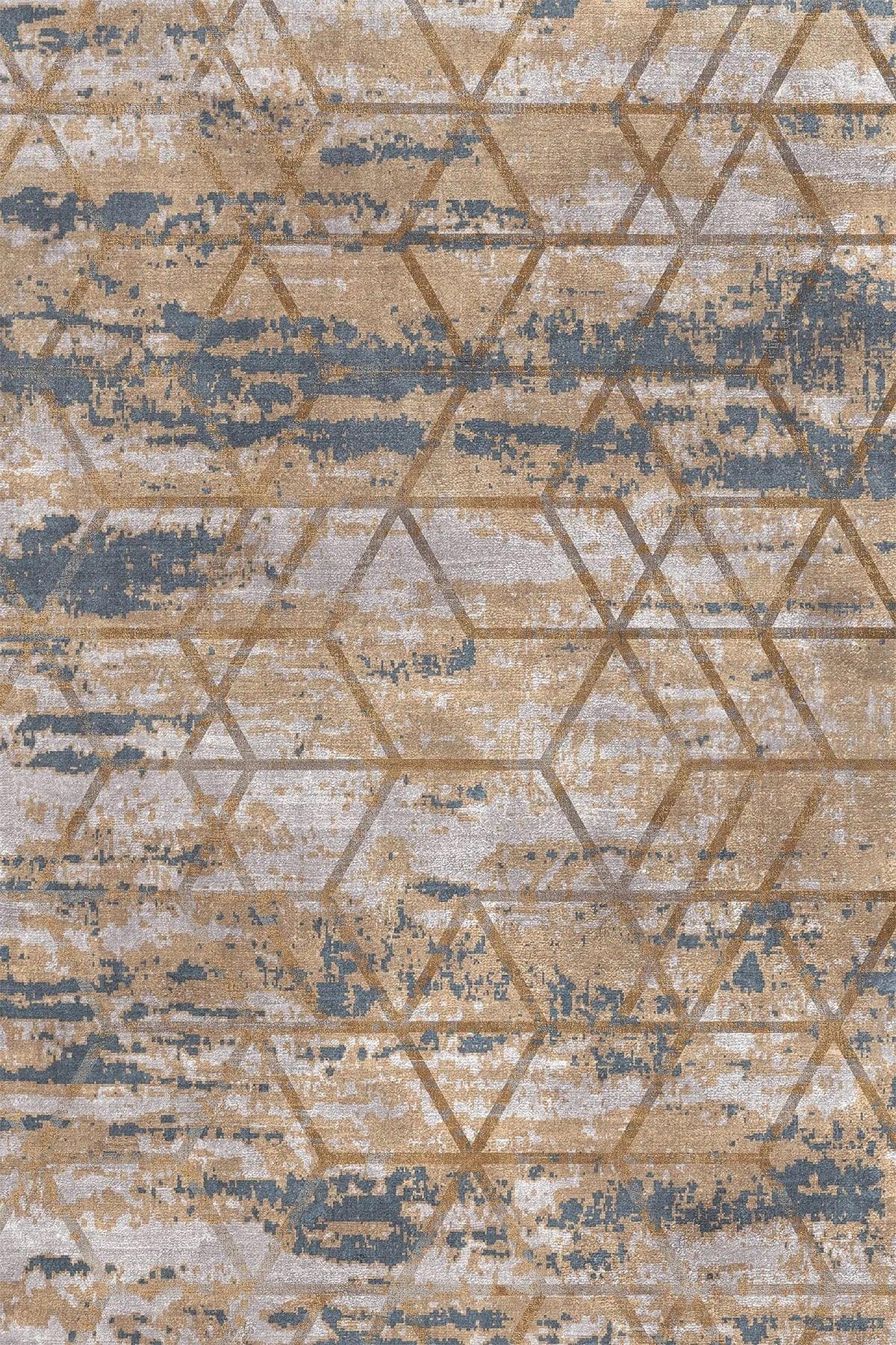 Pedus Modern Şönil Abstract Doğal Pamuk Tabanlı Salon Halısı Kaymaz Antibakteriyel Yıkanabilir Çevre Dostu - Aydahome