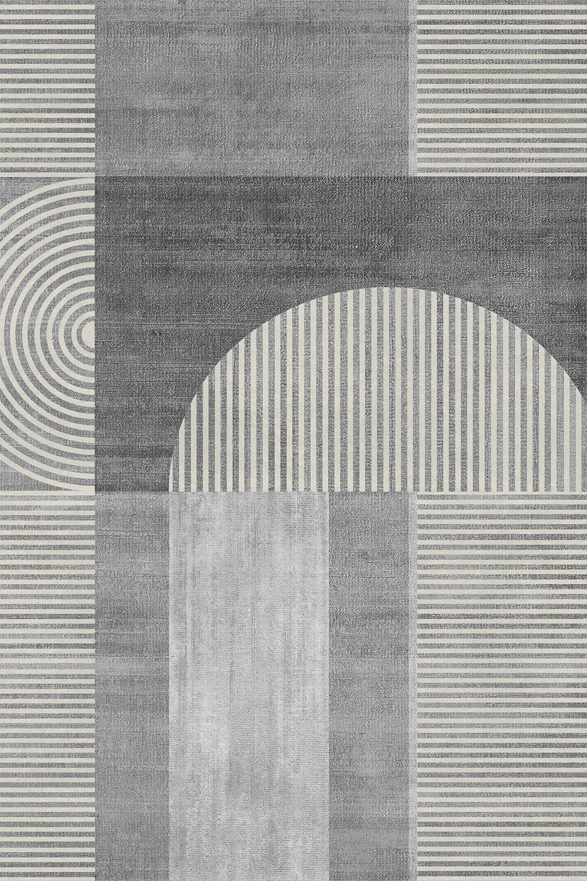 Veryan Modern Şönil Modern Doğal Pamuk Tabanlı Salon Halısı Kaymaz Antibakteriyel Yıkanabilir Çevre Dostu - Aydahome