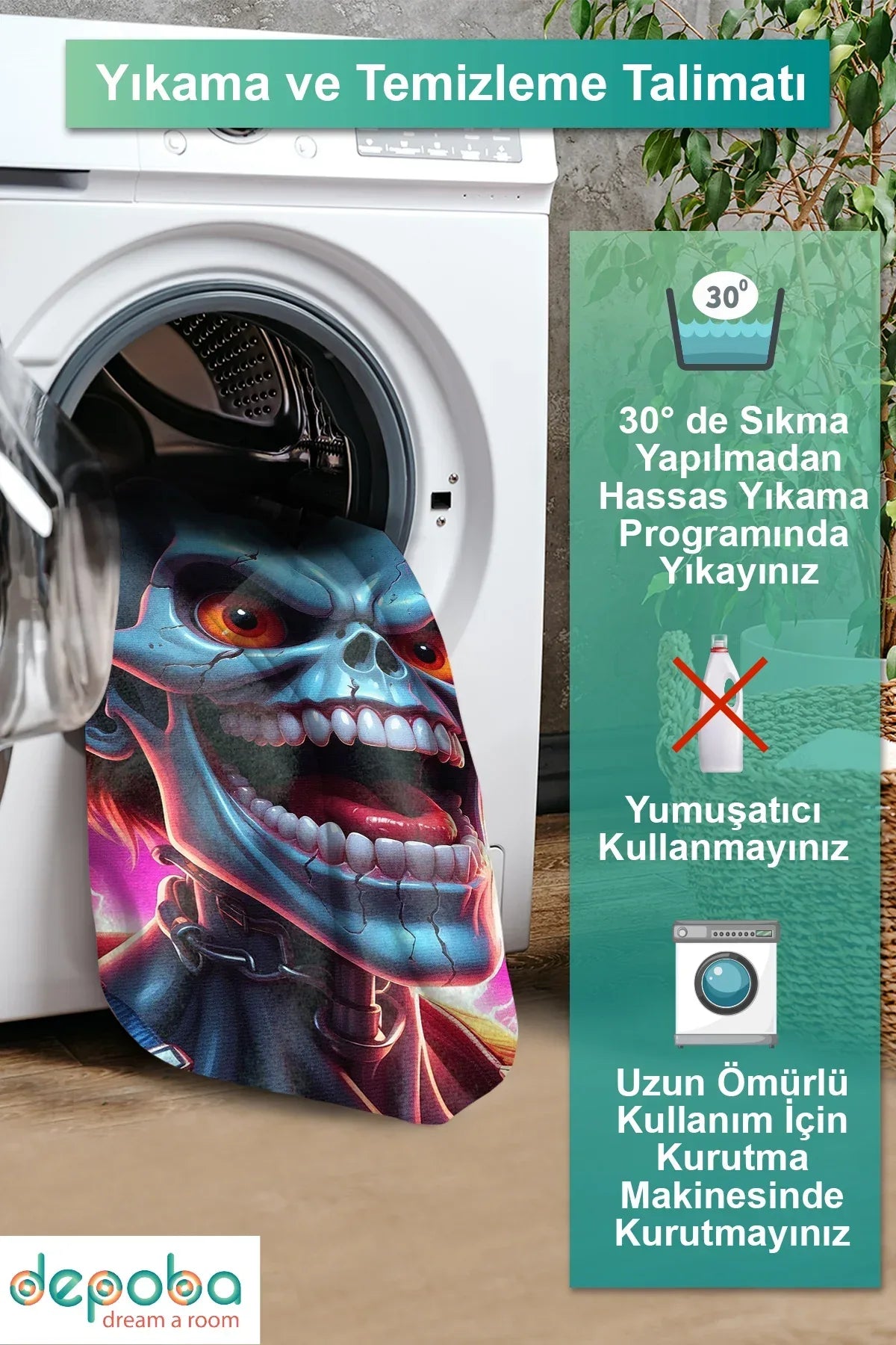 Fred Modern Kadife Oyuncu Odası Halısı Kadife Kaymaz Pamuk Tabanlı Yıkanabilir Antibakteriyel Gamer - Aydahome