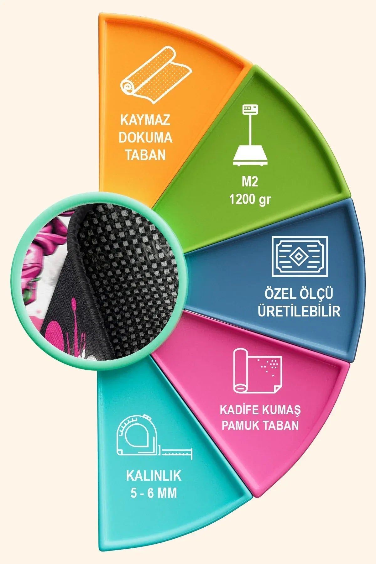 Bola Modern Kadife Oyuncu Odası Halısı Kadife Kaymaz Pamuk Tabanlı Yıkanabilir Antibakteriyel Gamer - Aydahome