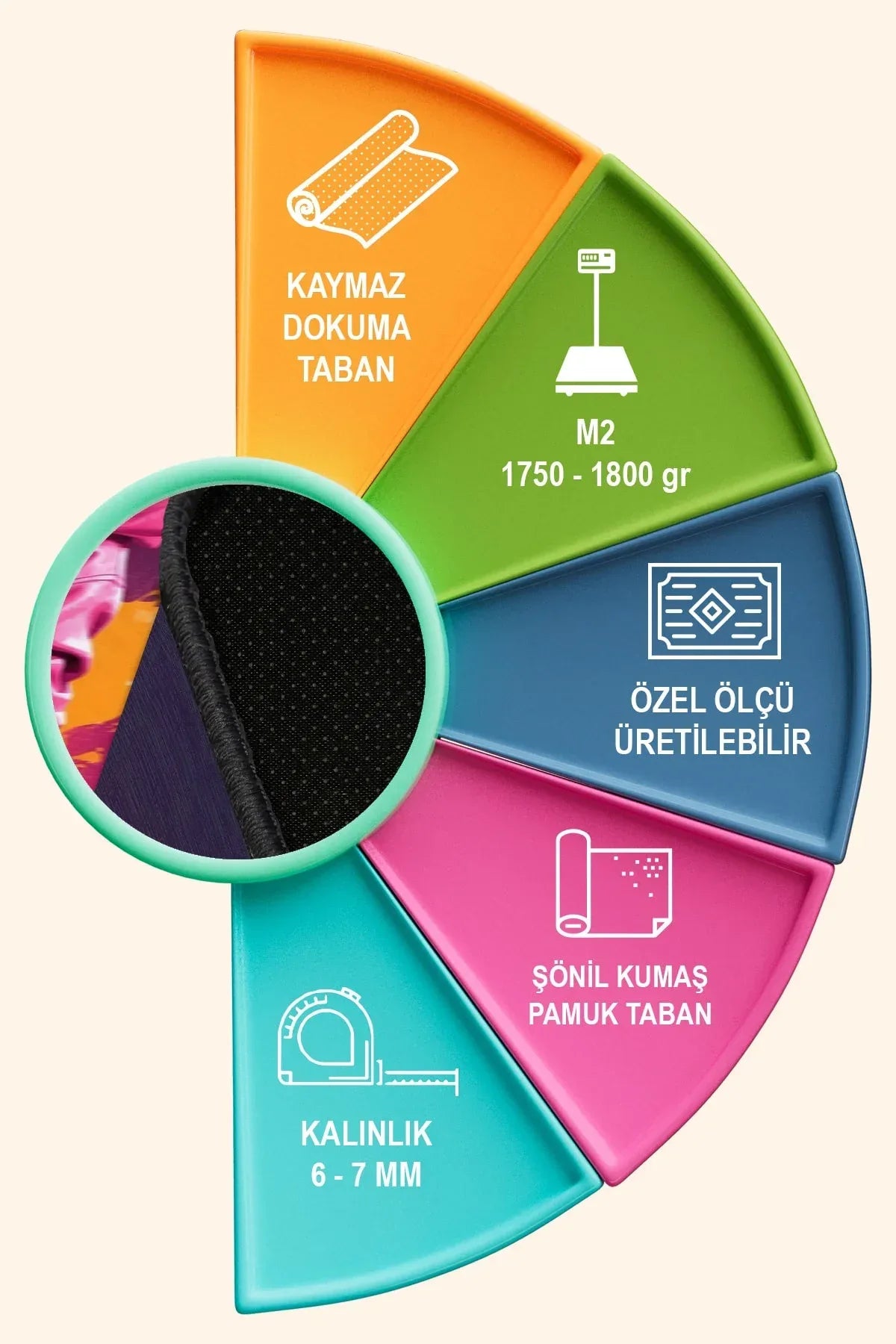 Croc Modern Şönil Gamer Halısı Pamuk Tabanlı Yıkanabilen Kaymaz Genç Odası Oyuncu Gaming Halısı - Aydahome