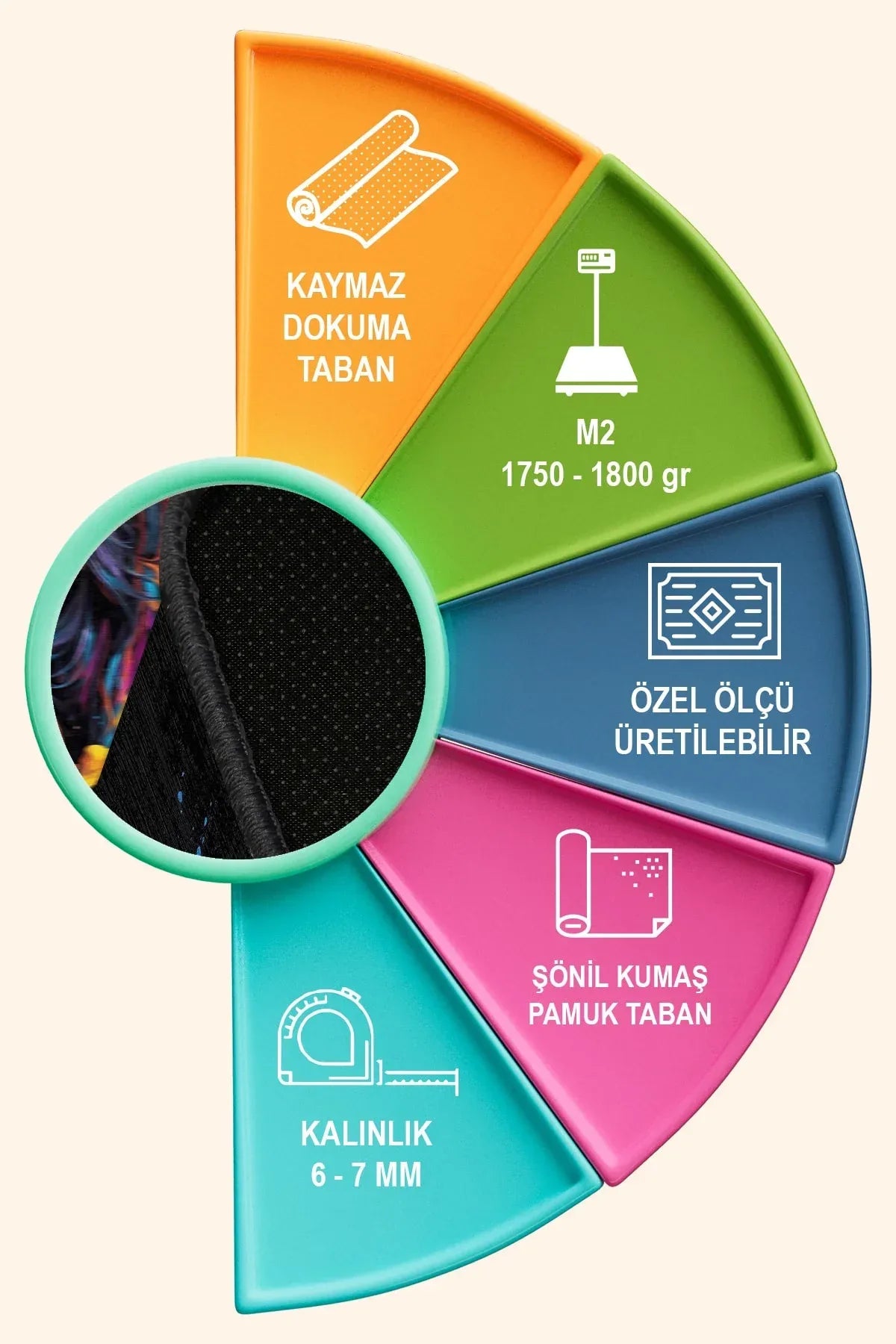 Denim Modern Şönil Gamer Halısı Pamuk Tabanlı Yıkanabilen Kaymaz Genç Odası Oyuncu Gaming Halısı - Aydahome