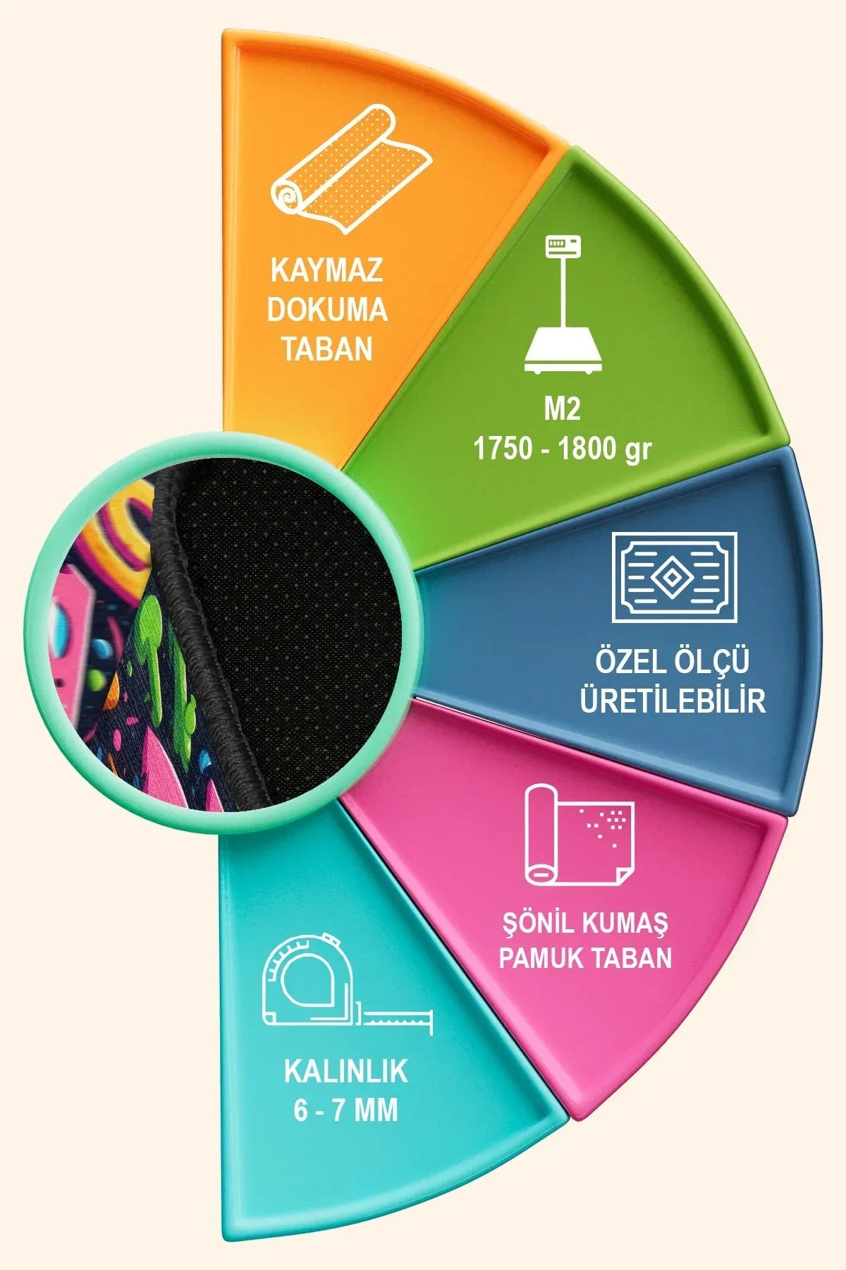 Strak Modern Şönil Gamer Halısı Pamuk Tabanlı Yıkanabilen Kaymaz Genç Odası Oyuncu Gaming Halısı - Aydahome