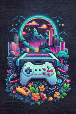 Melina Modern Şönil Gaming Oyuncu Odası Halısı Dijital Baskılı Kaymaz Taban Yıkanabilir Gaming Halısı - Aydahome