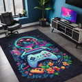 Melina Modern Şönil Gaming Oyuncu Odası Halısı Dijital Baskılı Kaymaz Taban Yıkanabilir Gaming Halısı - Aydahome