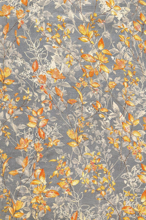 Sunfa Spring Bloom Çiçek Desenli Pamuk Tabanlı Yıkanabilen Kaydırmaz Antibakteriyel Şönil Salon Halısı - Aydahome